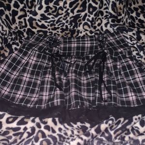 SHEIN plaid skirt